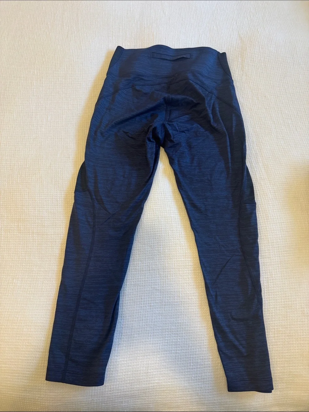 Outdoor Voices Navy and Black Performance Leggings